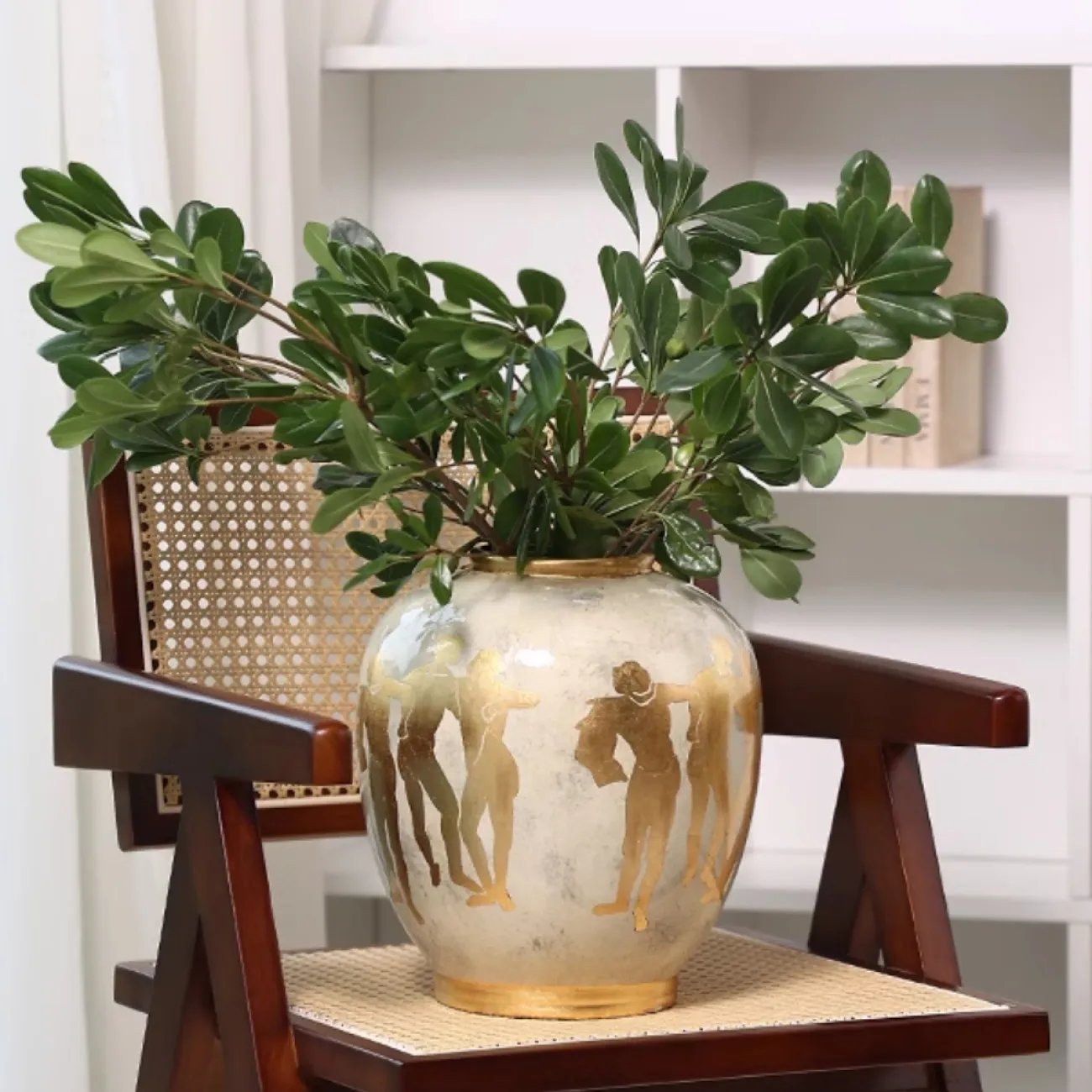 Позолоченная сокровищница Золотая ваза Queekoo от LaLume