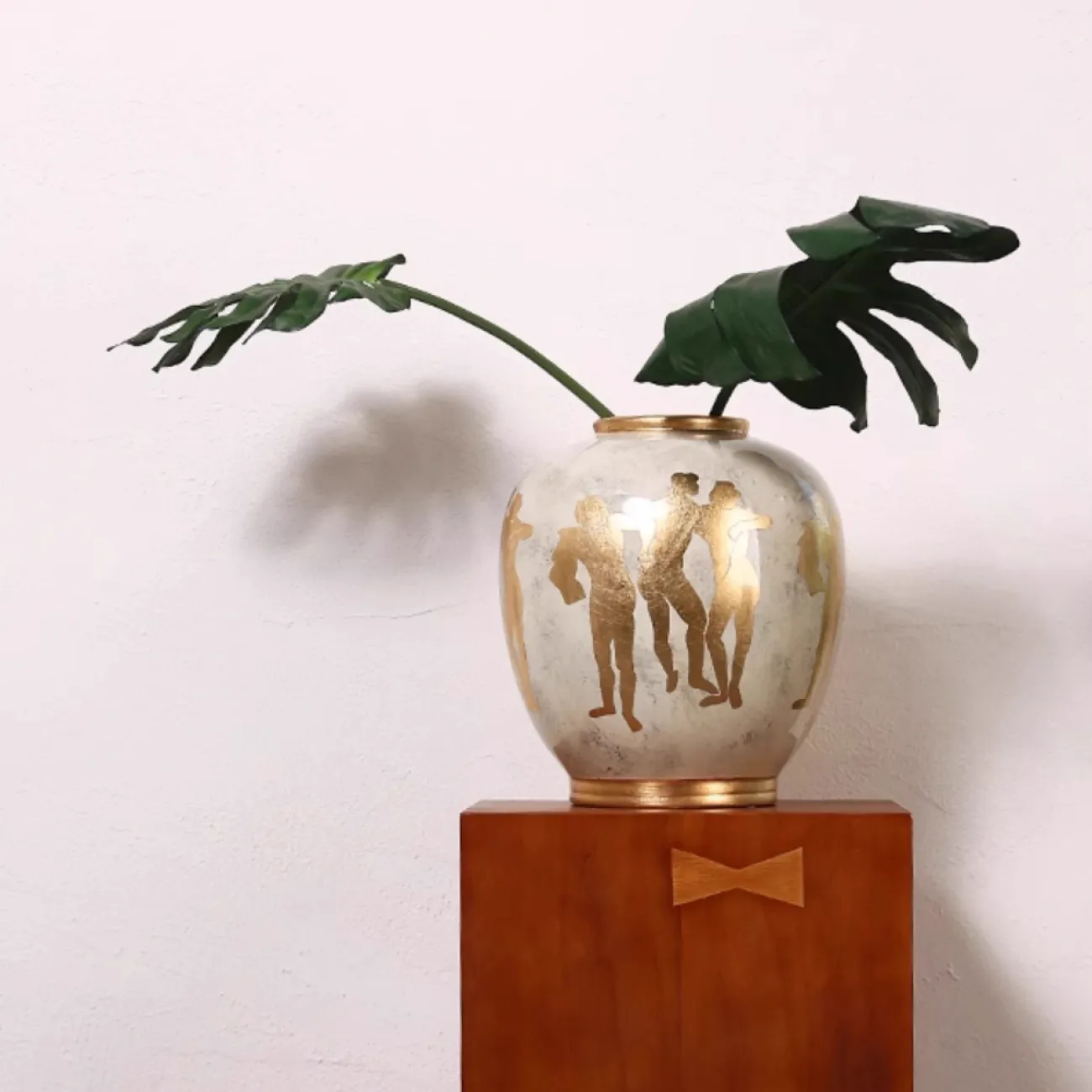 Позолоченная сокровищница Золотая ваза Queekoo от LaLume