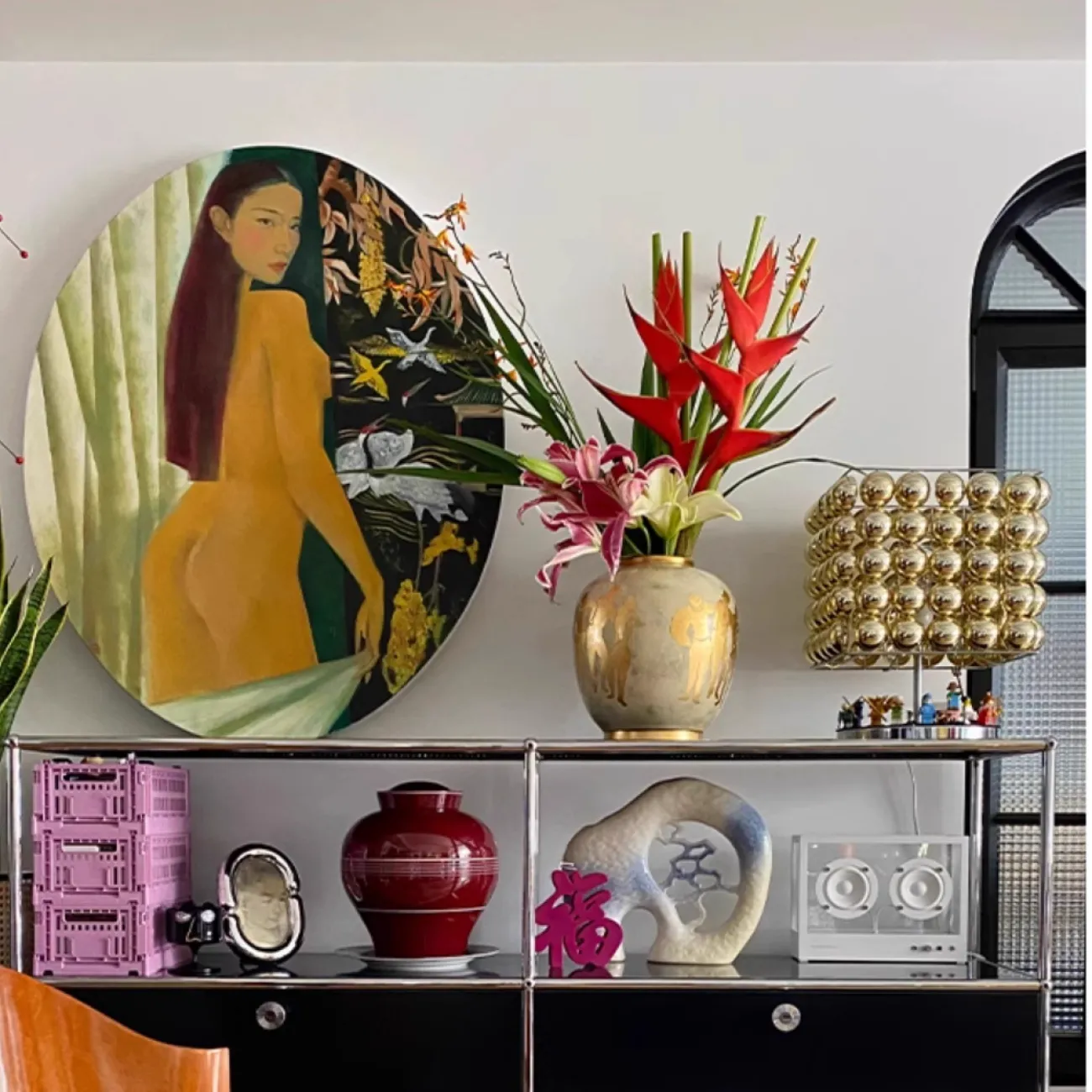 Позолоченная сокровищница Золотая ваза Queekoo от LaLume