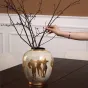 Позолоченная сокровищница Золотая ваза Queekoo от LaLume