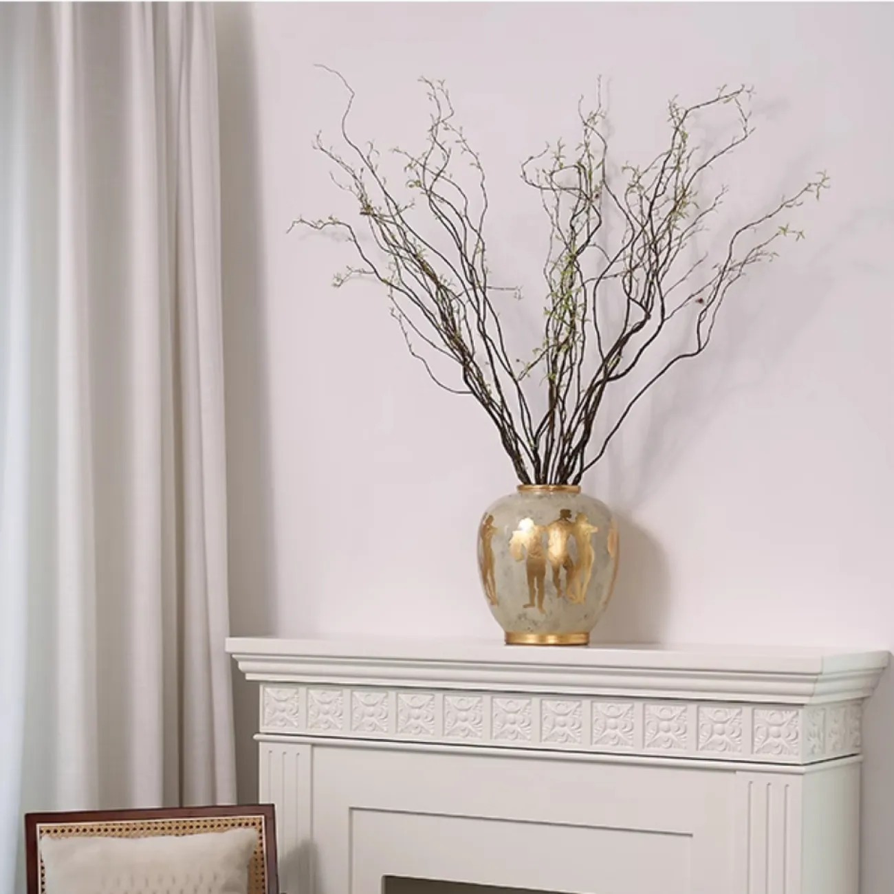 Позолоченная сокровищница Золотая ваза Queekoo от LaLume