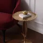 Индийский дизайнерский столик из алюминия в виде подсолнечника Qikuo от LaLume