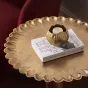 Индийский дизайнерский столик из алюминия в виде подсолнечника Qikuo от LaLume