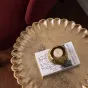 Индийский дизайнерский столик из алюминия в виде подсолнечника Qikuo от LaLume