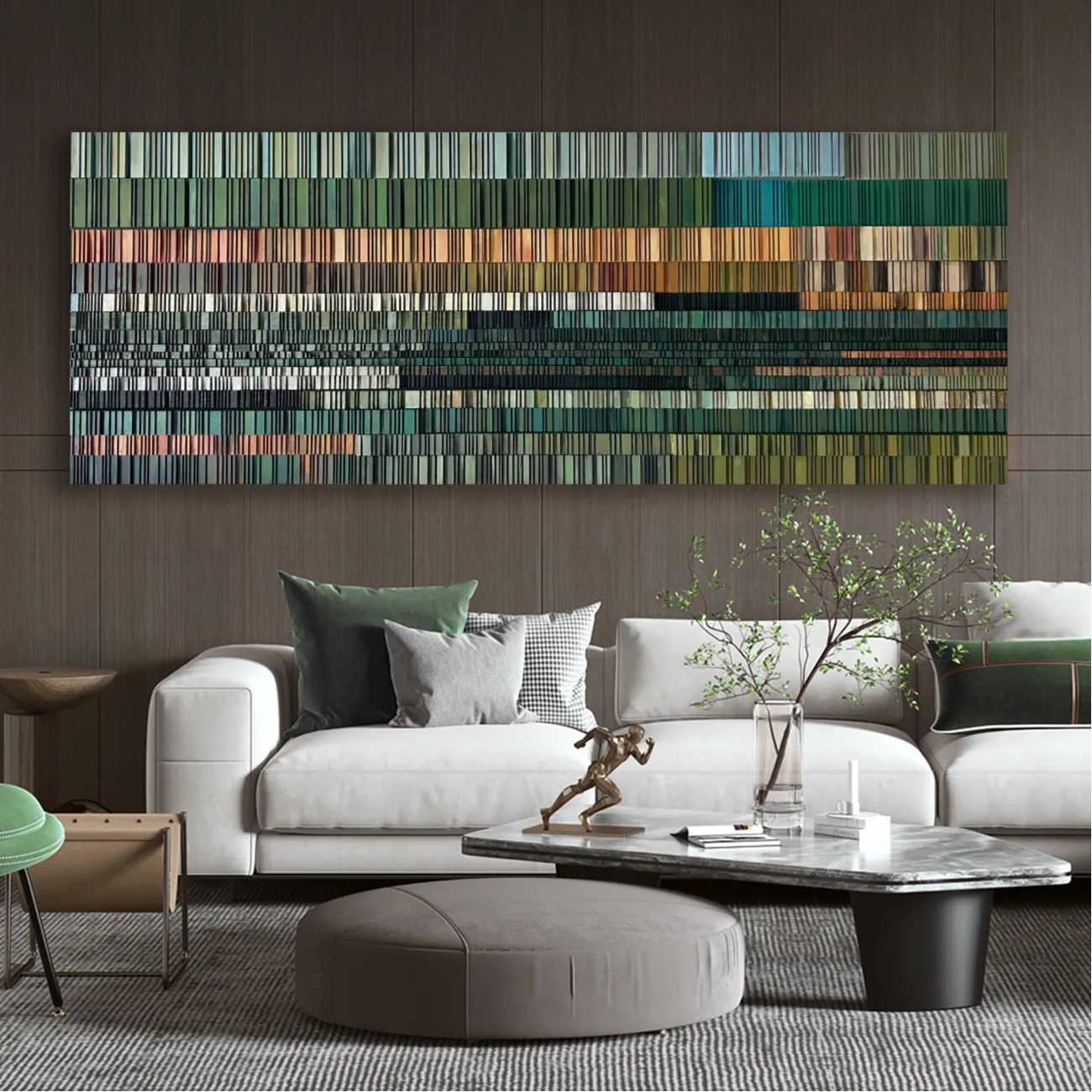 Современная трёхмерная картина "Графическая абстракция" из дерева от LaLume KR38159-32 Современная трёхмерная картина "Графическая абстракция" из дерева от LaLume KR38159-32