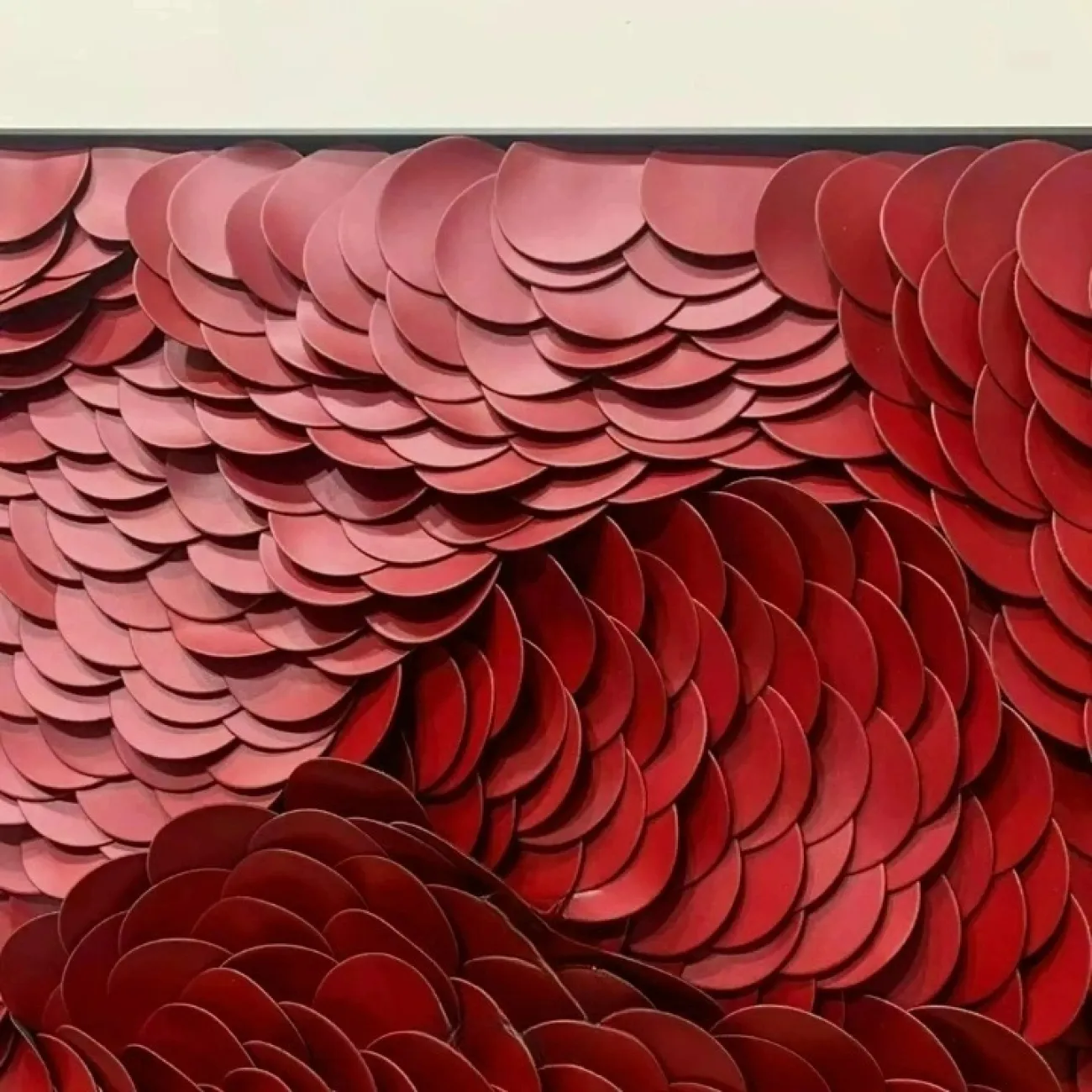 Современная трёхмерная картина "Чешуя" из металла LaLume KR38160-32