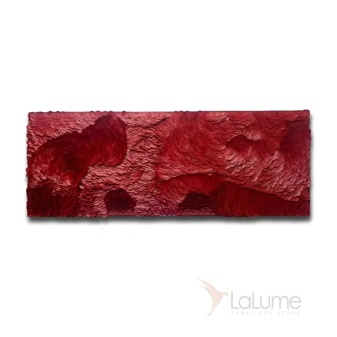 Современная трёхмерная картина "Чешуя" из металла LaLume KR38160-32