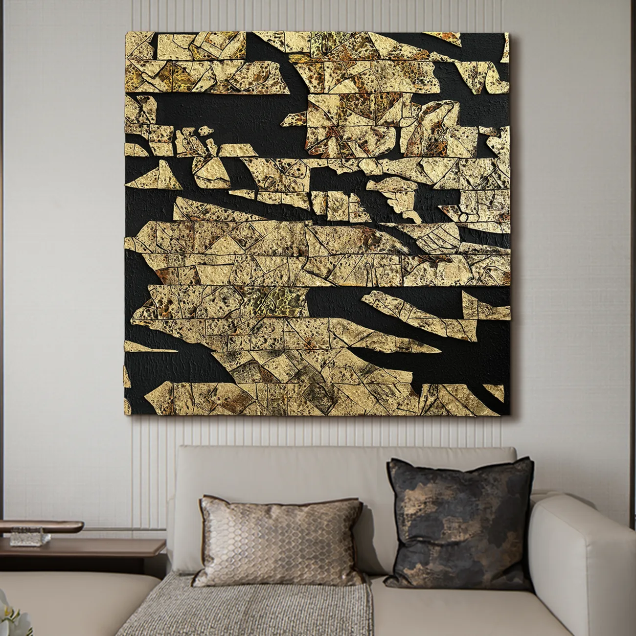 Современная интерьерная картина от LaLume с разными фактурами KR38163-32 Современная интерьерная картина от LaLume с разными фактурами KR38163-32