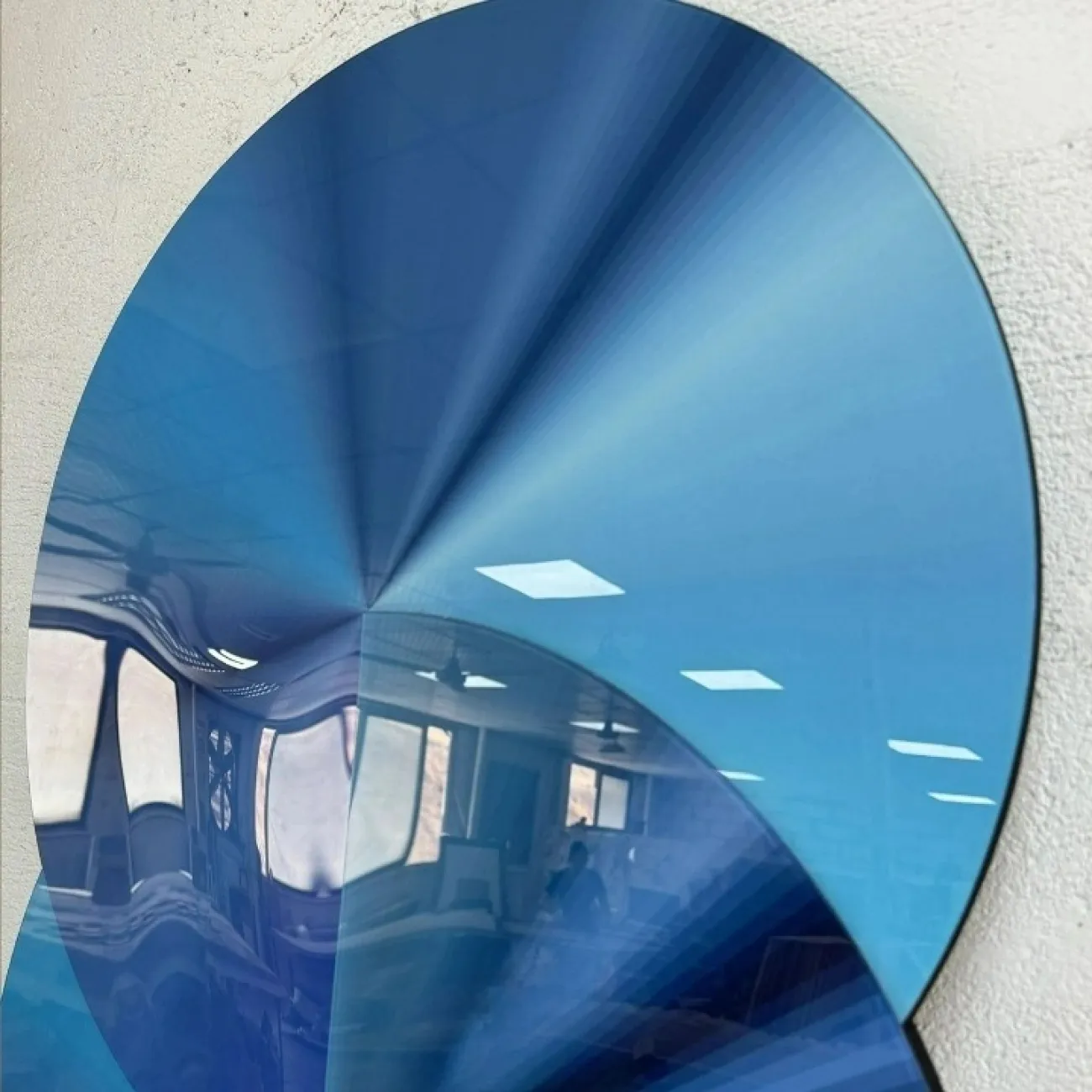 Современное трёхмерное панно "Три круга" с мерцающим блеском от LaLume PN38165-32