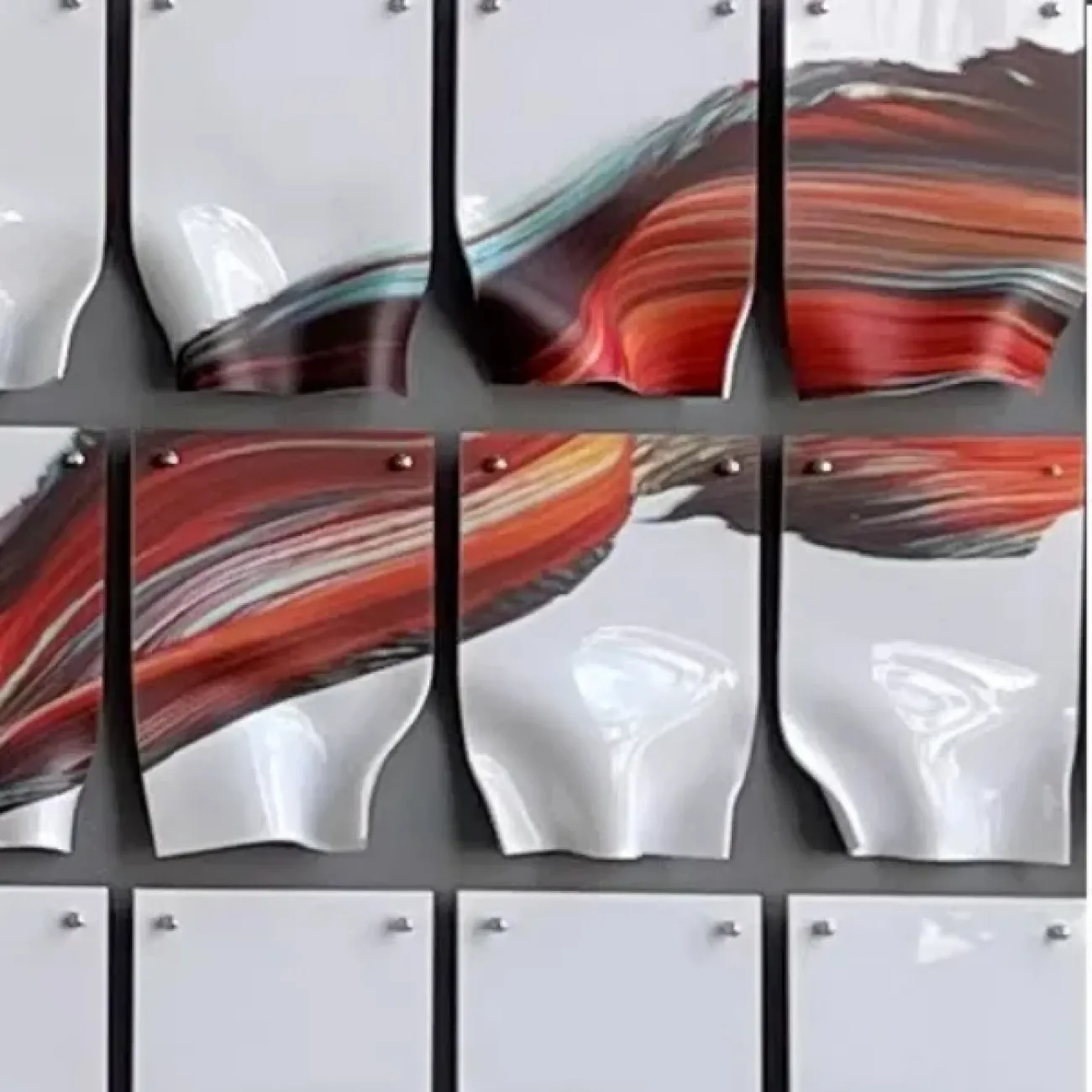 Современная трёхмерная абстрактная картина от LaLume ручной росписи из акрила KR38168-32 Современная трёхмерная абстрактная картина от LaLume ручной росписи из акрила KR38168-32