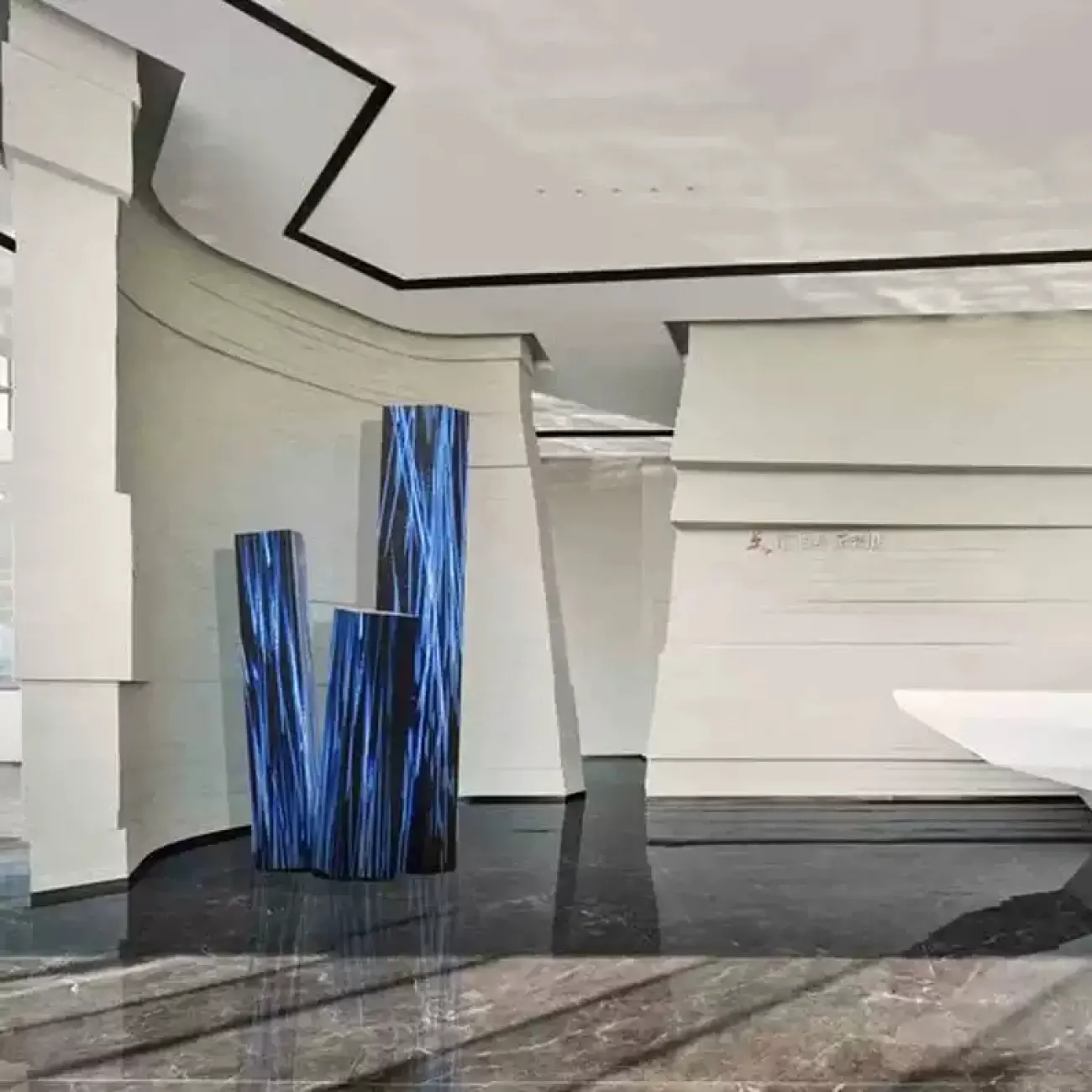 Современная абстрактная скульптура "Скандинавское трио" от LaLume из акрила ST38174-32 Современная абстрактная скульптура "Скандинавское трио" от LaLume из акрила ST38174-32