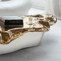 Дизайнерский изысканный журнальный столик MIVICA из дерева GS38180-32