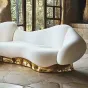 Изысканный дизайнерский диван MIVICA из дерева DV38181-32
