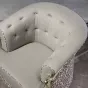 Королевское кожаное кресло "Леопард" из кожи, красного дерева MIVICA KR38190-32