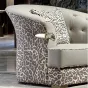 Королевское кожаное кресло "Леопард" из кожи, красного дерева MIVICA KR38190-32