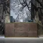  Современный комод MIVICA из дерева и зеленого мрамора KD38194-32
