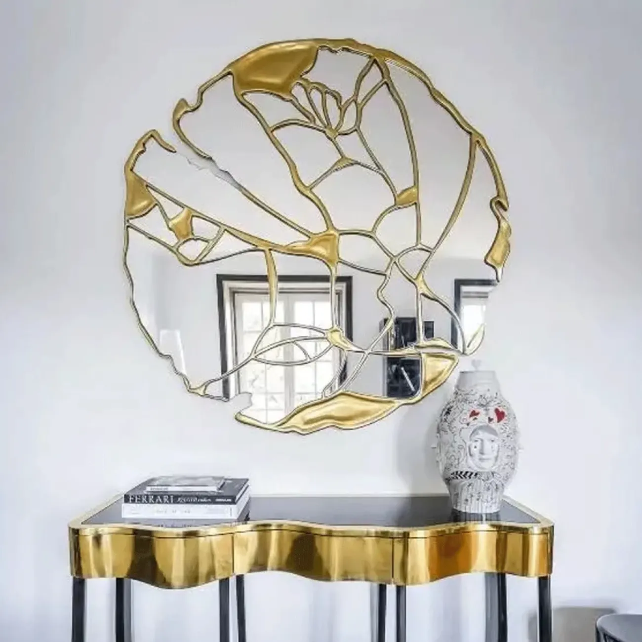 Дизайнерское Современное Подвесное зеркало с паучьим шелком Yanshe от LaLume