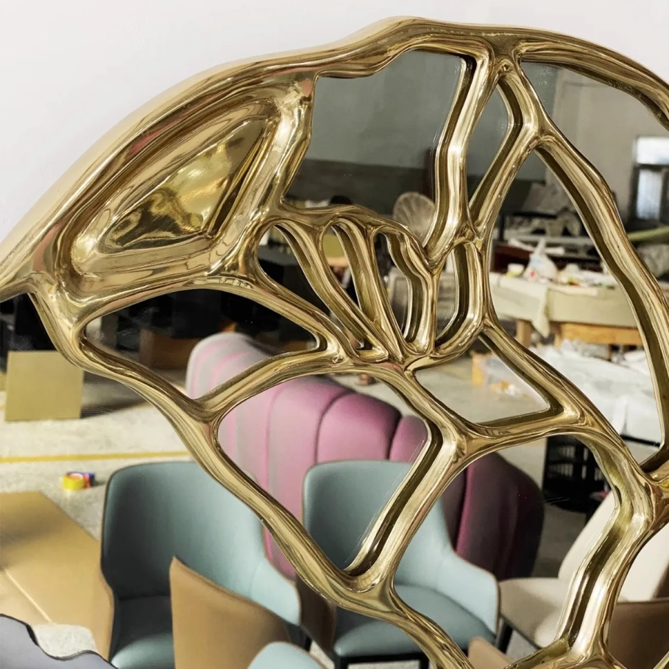 Дизайнерское Современное Подвесное зеркало с паучьим шелком Yanshe от LaLume