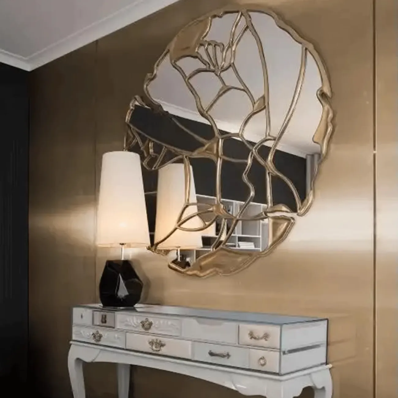 Дизайнерское Современное Подвесное зеркало с паучьим шелком Yanshe от LaLume