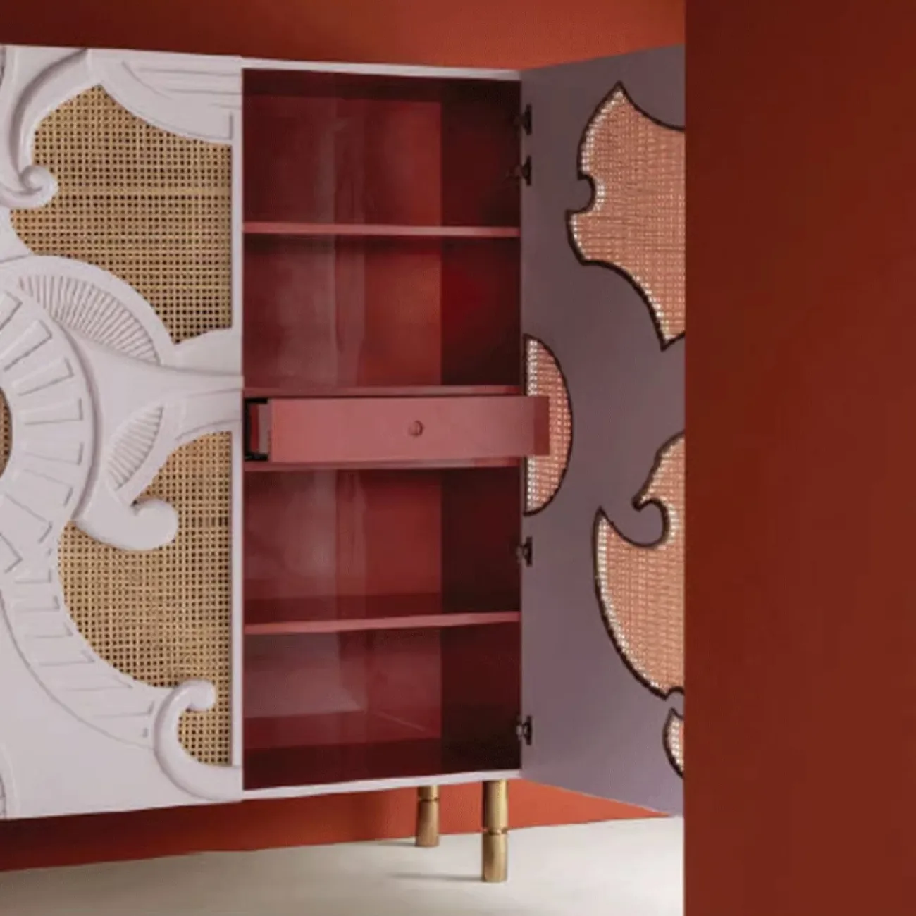 Роскошный Дизайнерский Шкаф Белый Бык Yanshe от LaLume Роскошный Дизайнерский Шкаф Белый Бык Yanshe от LaLume