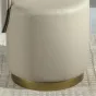 Удобный для туалетного столика табурет MIVICA из кожи и красного дерева ST38207-32