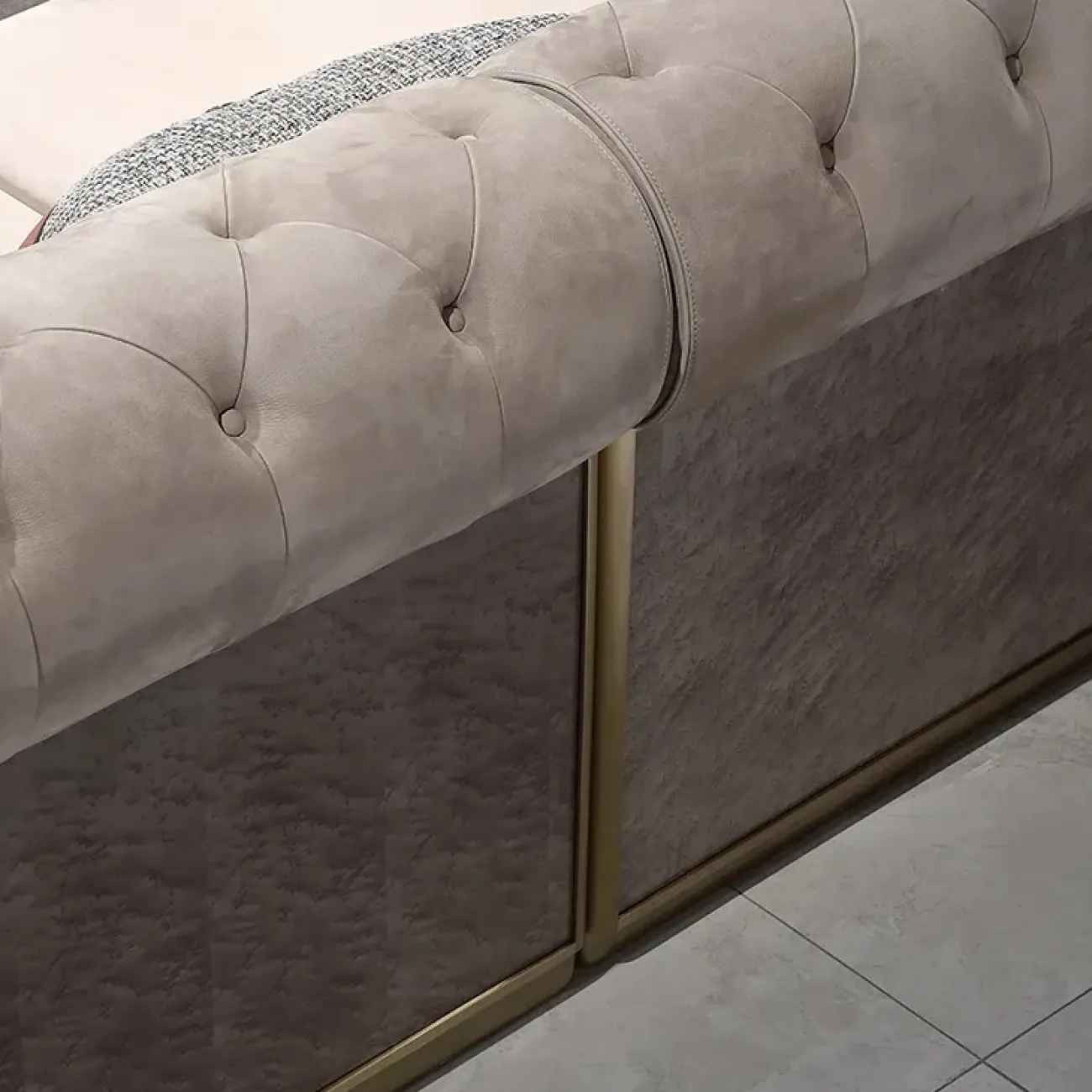 Элегантный диван MIVICA из красного дерева, натуральной кожи Диван MIVICA DV38209-32