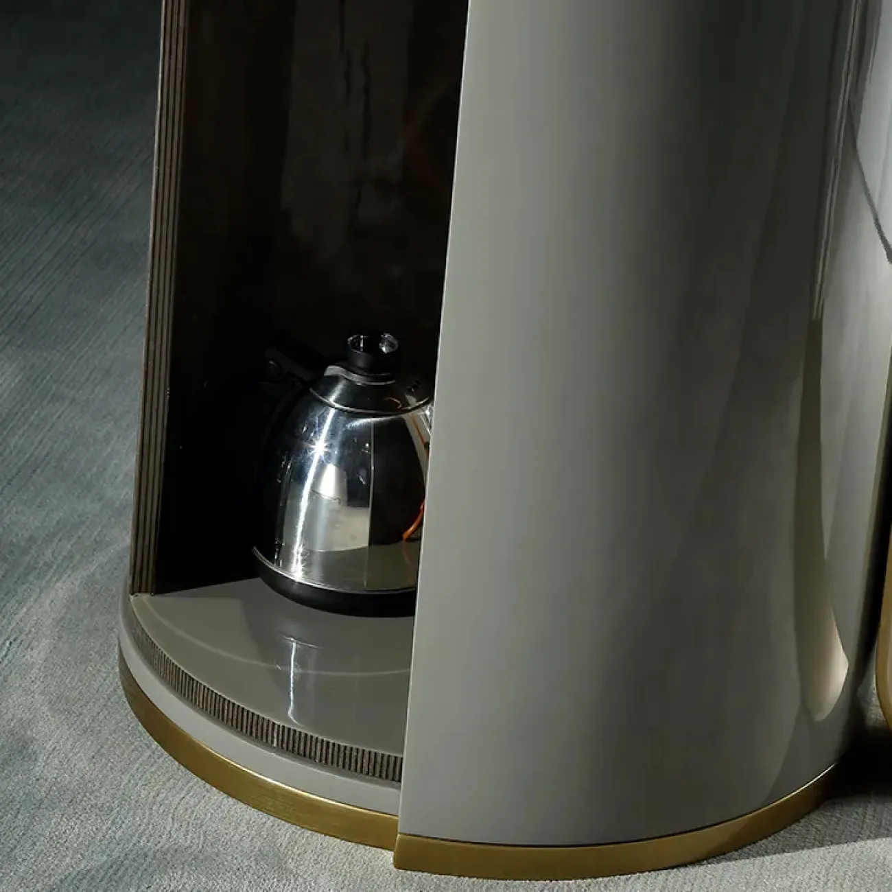 Элегантный чайный столик MIVICA из красного дерева и мрамора CH38219-32 Элегантный чайный столик MIVICA из красного дерева и мрамора CH38219-32