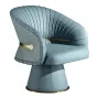 Стильный кожаный стул MIVICA с поворотным механизмом ST38220-32