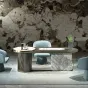 Стильный кожаный стул MIVICA с поворотным механизмом ST38220-32