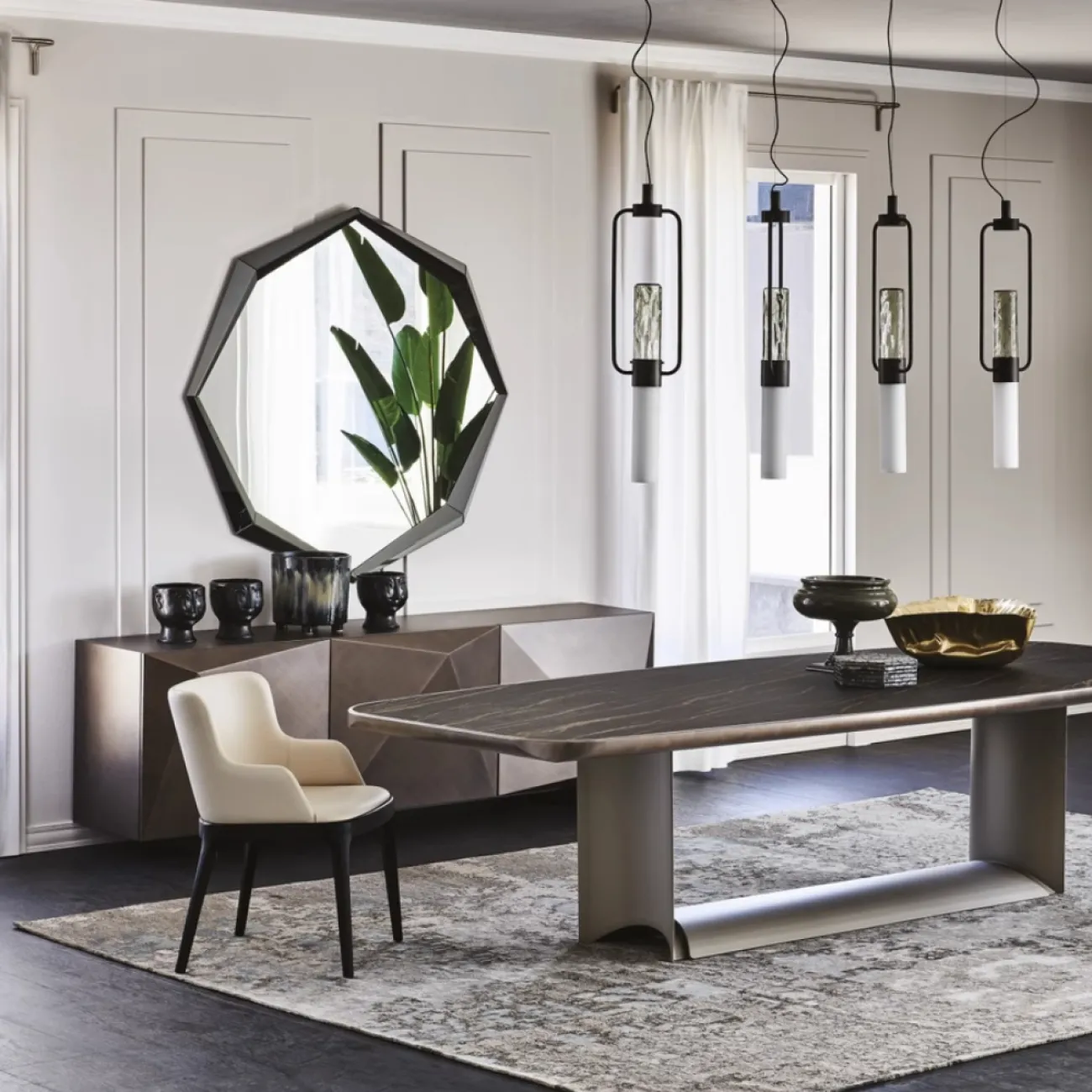 Креативный Обеденный сервант в виде Пирамиды Yanshe от LaLume