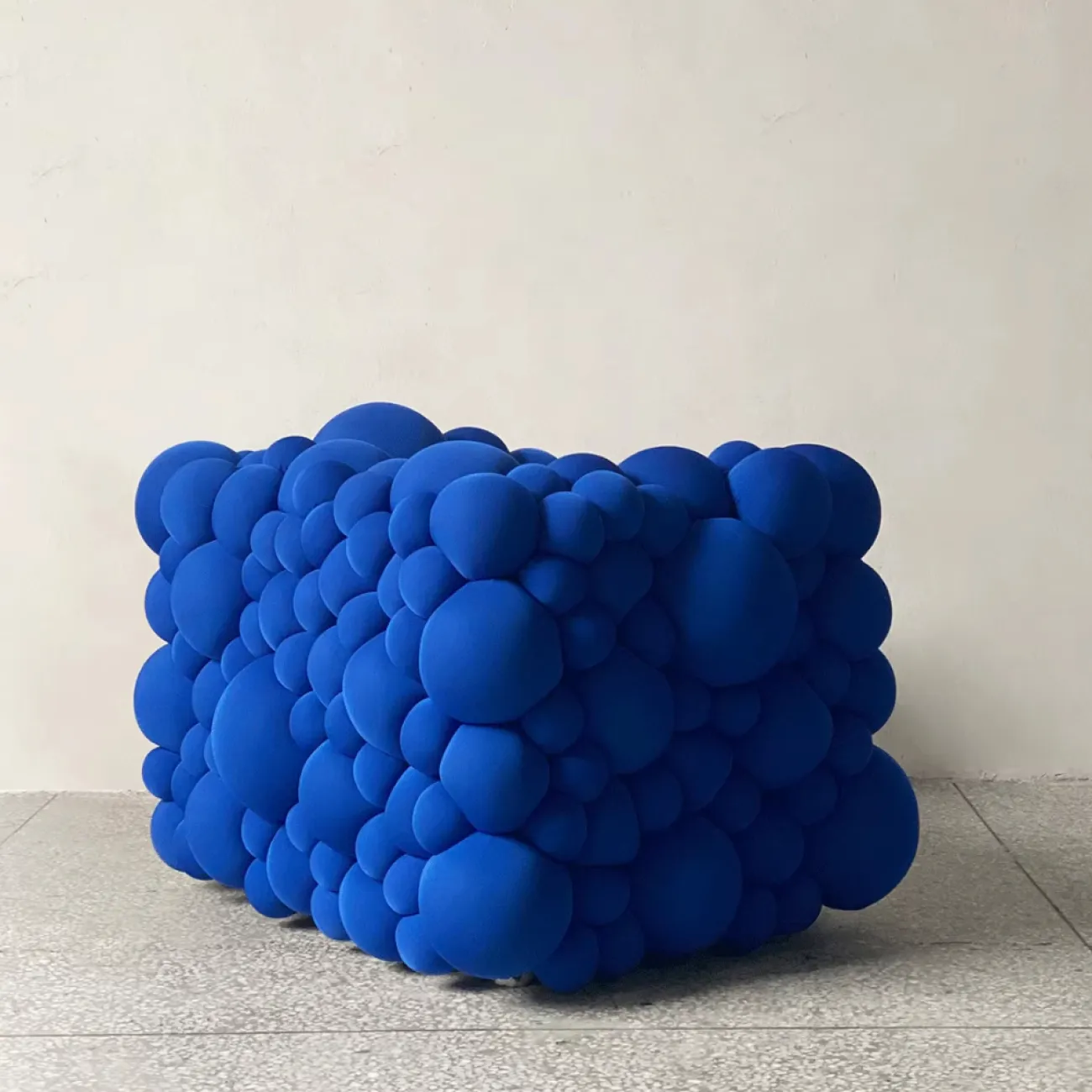 Дизайнерский Синий Диван в виде Молекулярного Шара Yanshe Коллекции LaLume
