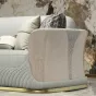 Элегантный диван MIVICA из красного дерева и натуральной кожи DV38232-32