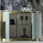 Стильный буфет MIVICA из красного дерева, мрамора TB38238-32