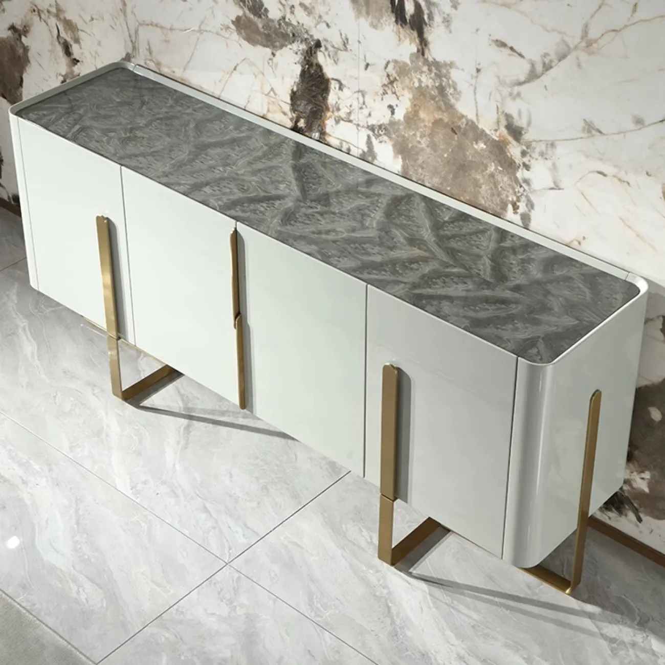  Современный комод MIVICA из красного дерева KD38243-32