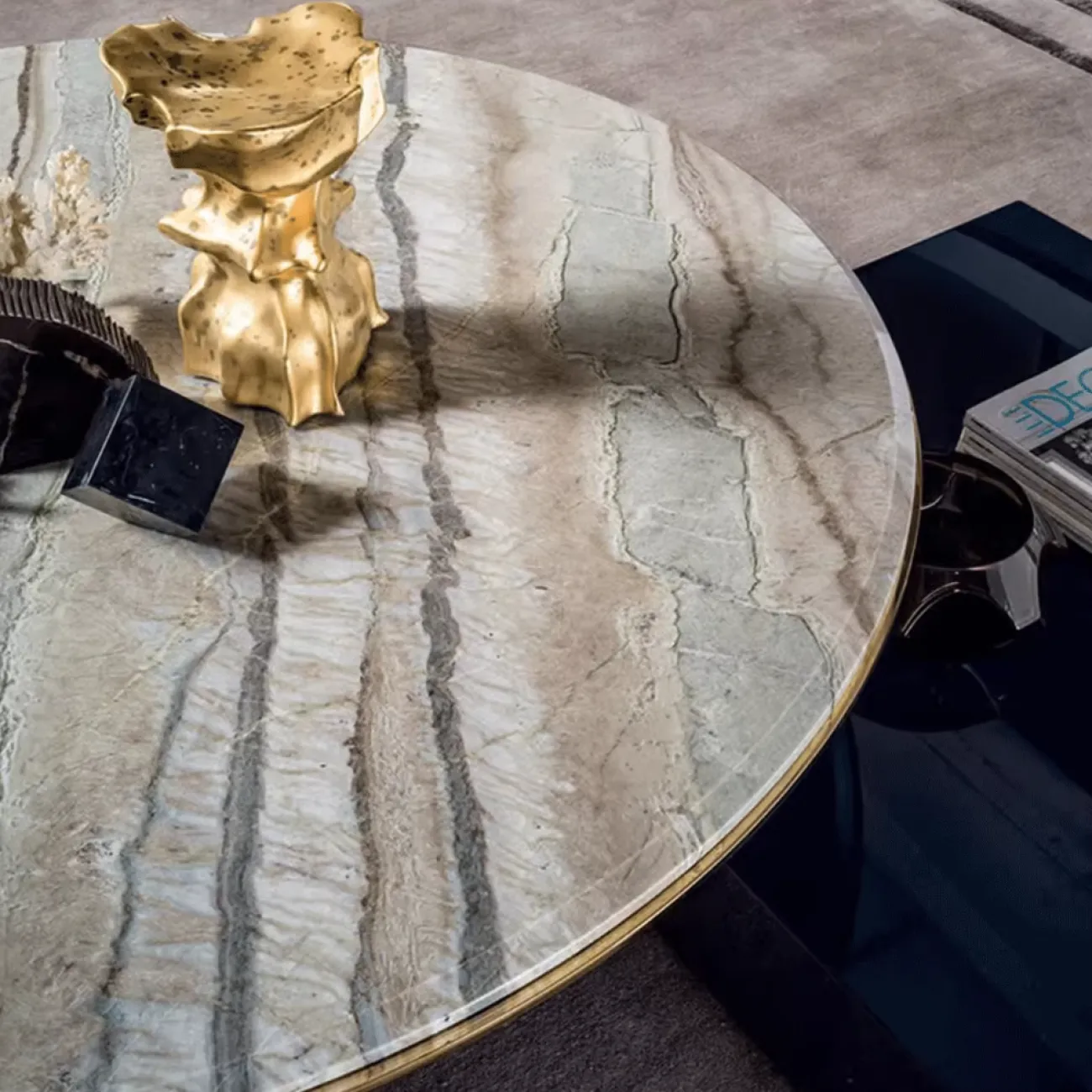 Дизайнерский Мраморный Журнальный Столик Yanshe от LaLume