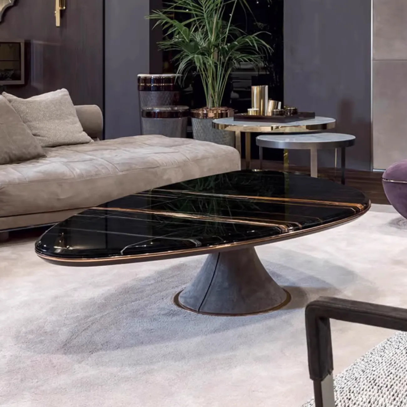 Дизайнерский Мраморный Журнальный Столик Yanshe от LaLume