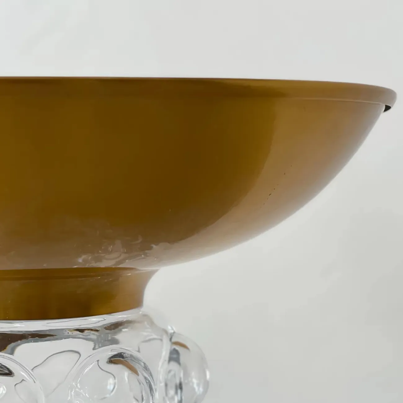 Дизайнерский Прозрачный Стеклянный Приставной Столик с лампочкой Yanshe от LaLume