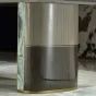 Роскошный обеденный стол MIVICA из зелёного мрамора и красного дерева OS38248-32