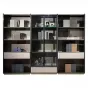Открытый книжный шкаф MIVICA из красного дерева SH38250-32