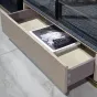 Открытый книжный шкаф MIVICA из красного дерева SH38250-32