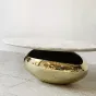 Дизайнерский Золотой Яичный стол Yanshe от LaLume