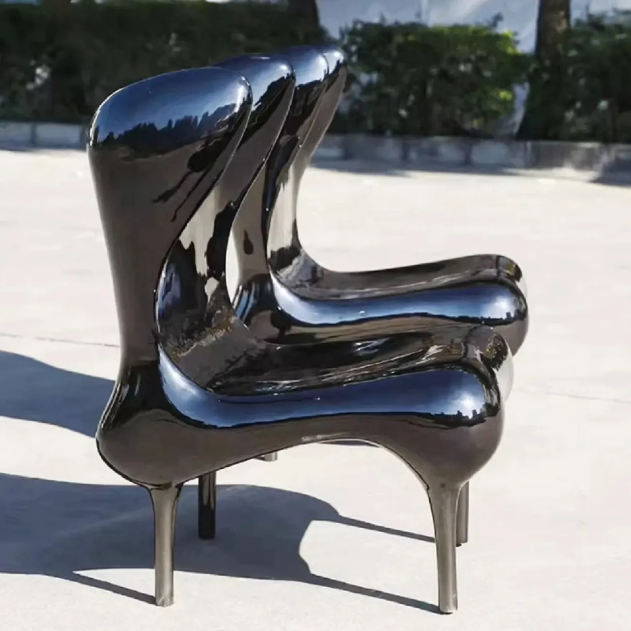 Дизайнерский Стул из Нержавеющей стали Muscle Yanshe от LaLume