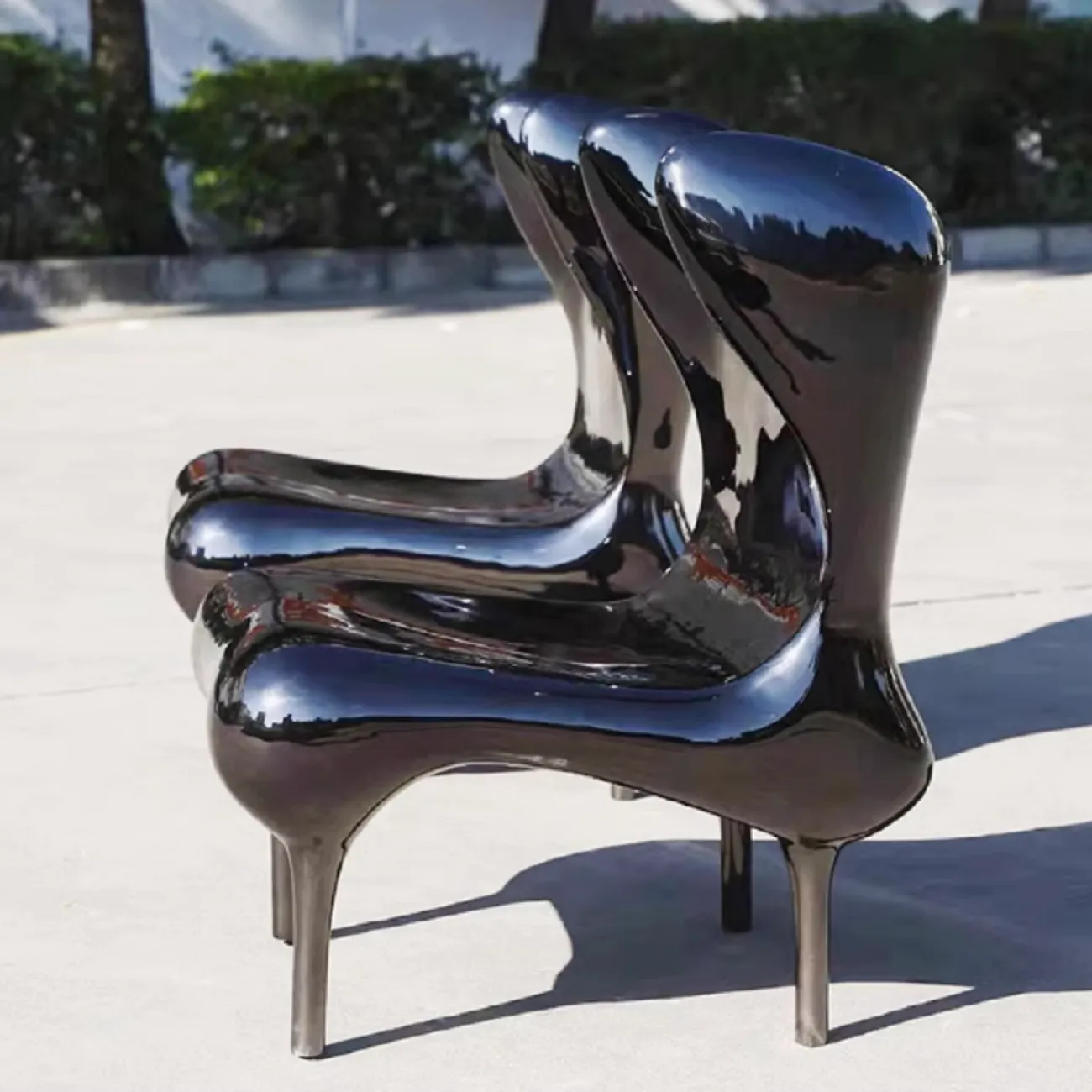 Дизайнерский Стул из Нержавеющей стали Muscle Yanshe от LaLume