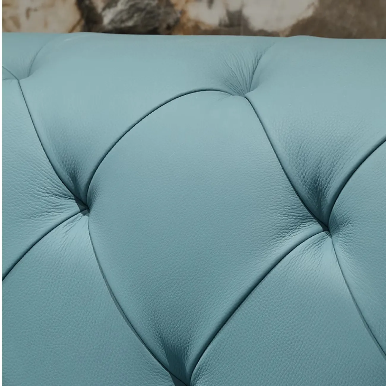 Комфортабельный диван MIVICA из натуральной кожи и красного дерева DV38256-32