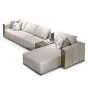 Кожаный угловой диван MIVICA из красного дерева UD38259-32