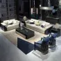 Современное кресло MIVICA из натуральной кожи и красного дерева KR38262-32
