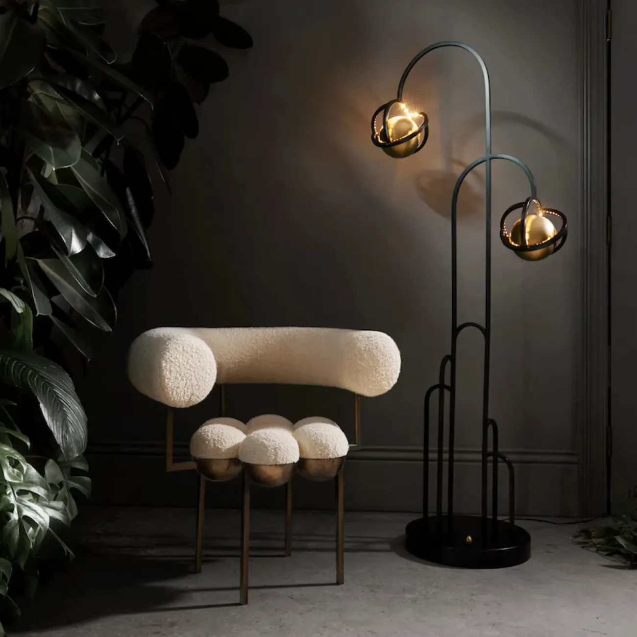 Дизайнерский Современный Обеденный Изогнутый Стул Yanshe от LaLume 