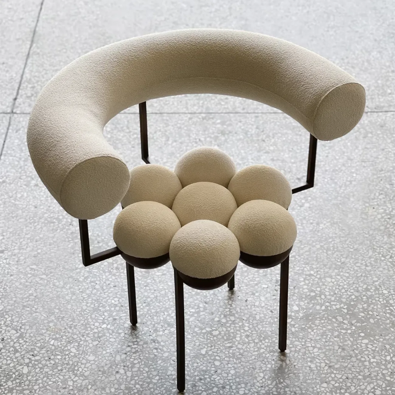 Дизайнерский Современный Обеденный Изогнутый Стул Yanshe от LaLume 