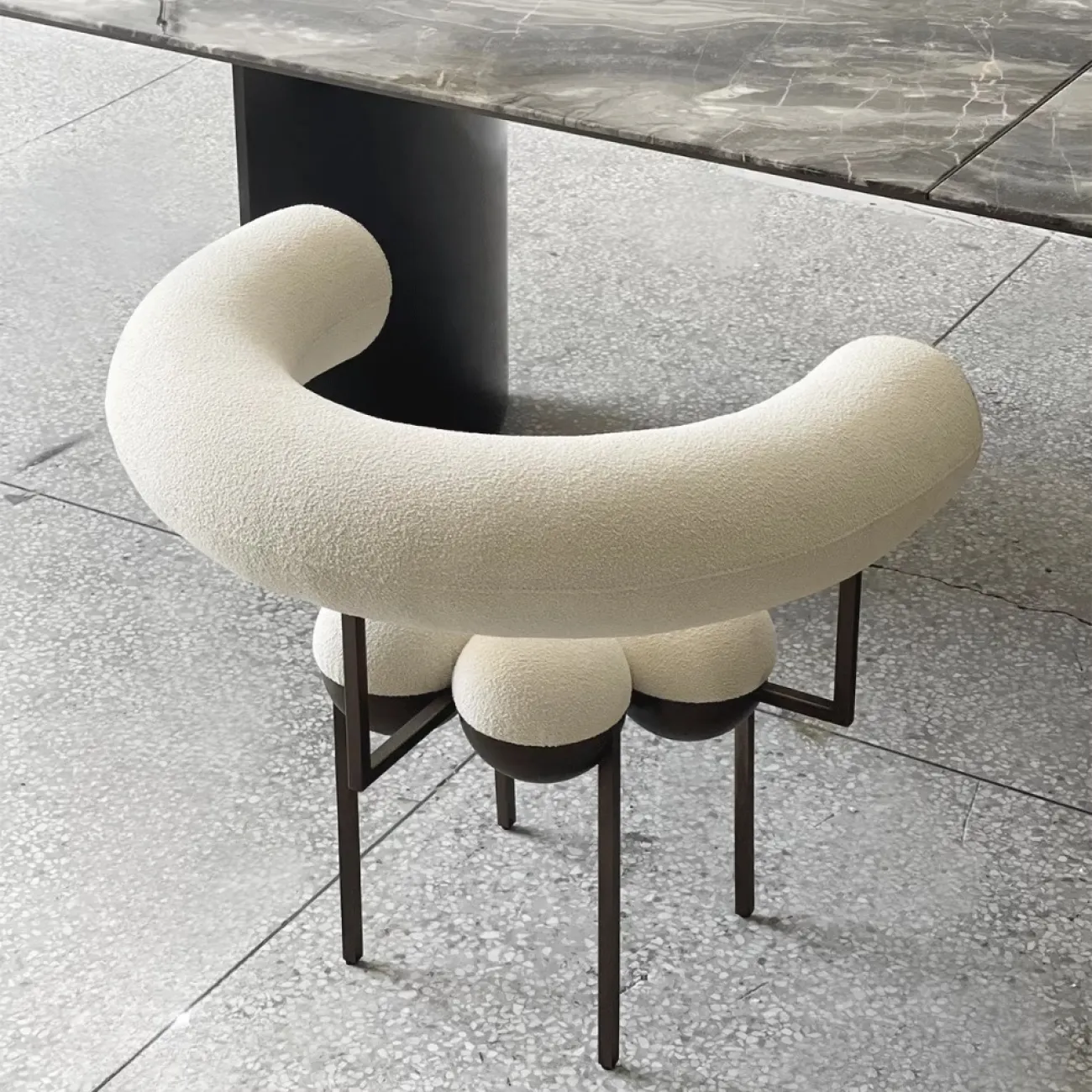 Дизайнерский Современный Обеденный Изогнутый Стул Yanshe от LaLume 