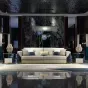 Комфортабельный диван MIVICA из натуральной кожи и красного дерева DV38264-32